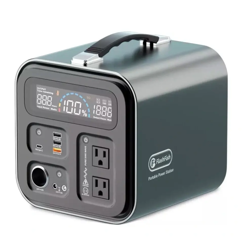 Portable power station Flashfish UA550 for autonomous energy.