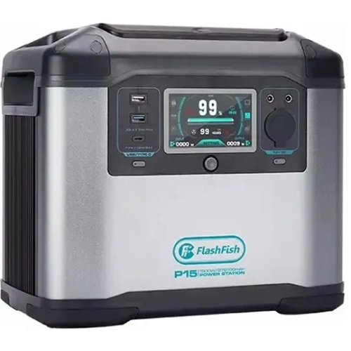 Портативная солнечная электростанция Flashfish P15 1500W 1008Wh.